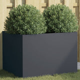 Planter Anthracite 62x47x46 cm Steel 841603