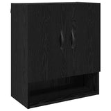Wall-Mounted Cabinet Black Oak 60 x 31 x 70 cm Engineered Wood 879539