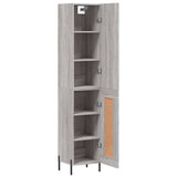 Highboard Grey Sonoma 34,5x34x180 cm Engineered Wood 3199119