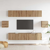 TV Cabinet Set Wall-mounted 6 pcs Artisan old 80 x 30 x 30 cm 3393446