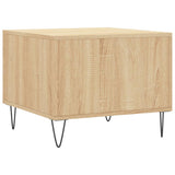 Coffee Tables 2 pcs Sonoma Oak 50x50x40 cm Engineered Wood 829387