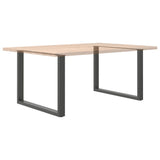 Dining Table Legs U-Shaped 2 pcs Anthracite 100x cm Steel 4013198