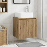 Wall-Mounted Sink Vanity Artisan Oak 53 x 35 x 63 cm 890431