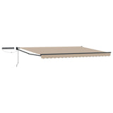 Electric Retractable Awning Beige and Anthracite 4 x 2 m 3420095