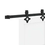 Sliding Door Manual White and black 86 x 198.5 cm 3333511
