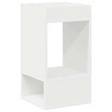 End Table 2 pcs White 30 x 30 x 56 cm Engineered Wood 890929