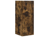 TV Wall Cabinet Set 4 pcs Smoked Oak Engineered Wood 3408930