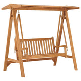 Swing Bench 174 cm Solid Teak Wood 316629
