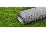 Chicken Wire Fence Galvanised Steel 25x1 m Silver 140423