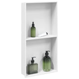 Shower Niche Matt White 32x62x9 cm Stainless Steel 4005135