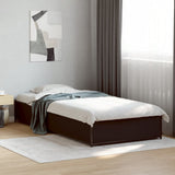 Bed Frame without Mattress Black 100x200 cm 845106