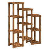 Plant Stand Natural 85 x 30 x 114.5 cm Solid Acacia Wood 903106