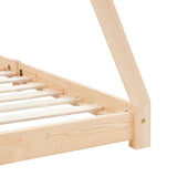 Kids Bed Frame Solid Pine Wood 70x140 cm 283355