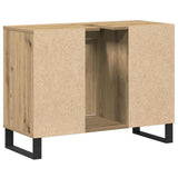 Bathroom Cabinet Artisan Oak 80 x 33 x 60 cm Engineered Wood 873899