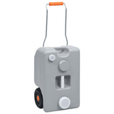 Wheeled Water Tank for Camping 25 L Grey 30132