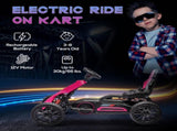 12V Electric Go-Kart for Kids, Ride-On Racing Go-Kart, with Forward and Reversing Functions, for T3398P422375