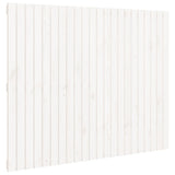 Wall Headboard White 140x3x110 cm Solid Wood Pine 824969