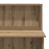 Reception Desk Artisan Oak 100x50x103.5 cm Engineered Wood 859032
