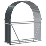 Log Holder Anthracite 120x45x140 cm Galvanised Steel 364561