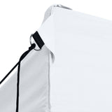 Foldable Patry Tent with 3 Sidewalls 291x413x315 cm White 48871