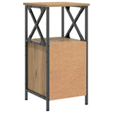 Bedside Cabinets 2 pcs Artisan Oak 34x35,5x70 cm Engineered Wood 857253