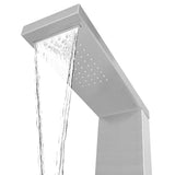 Shower Panel System Stainless Steel Square 142371