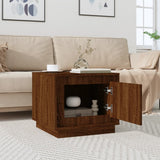 Coffee Table Brown Oak 51x50x44 cm Engineered Wood 819875