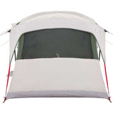 Family Tent with Roof White and Green 435 x 255 x 216 cm 4100685