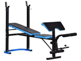 Adjustable Weight Bench with Leg Developer Barbell Rack for Lifting and Strength Training T3398P349218