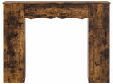 Fireplace Surround Smoked Oak 102 x 20 x 102 cm Engineered Wood 8006638