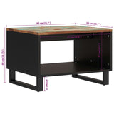 Coffee Table 60x50x40 cm Solid Wood Reclaimed 352875