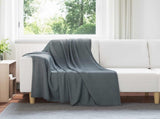 Throw Blankets 24 pcs Dark Grey 170 x 130 cm Fleece 42017093