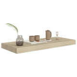 Floating Wall Shelves 4 pcs Oak 60x23.5x3.8 cm MDF 323876
