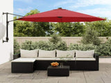 Wall-mounted Parasol Bright Red 290 cm 362891