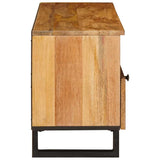 TV Cabinet with Drawer Brown 100 x 33 x 46 cm Solid Mango Wood 4018062