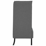 Highback Sofa Dark grey 109 x 56 x 121 cm Fabric 42010833