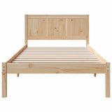 Bed Frame Brown 80 x 200 cm Solid Pine wood 872203