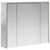 Bathroom Mirror Cabinet Concrete Grey 73.5 x 16 x 62.5 cm 889170