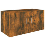 Wall Mounted Cabinet Smoked Oak 80x39x40 cm Engineered Wood 815513