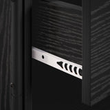 Bedside Cabinet 2 pcs Black Oak 40 x 30 x 50 cm Engineered Wood 8013495