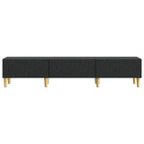 TV Cabinet 147 x 34.5 x 30 cm Black Engineered Wood 895166