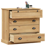 Chest of Drawers VIGO 80x40x76 cm Solid Wood Pine 353160