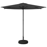 Garden Parasol with Base 270 x 270 cm Polyester Rectangular 42036224