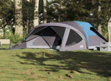 Family Tent Tunnel 6-Person Blue Waterproof 4009459
