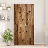 Highboard with Shelf Old Wood 80 x 39 x 178 cm Engineered wood 3365570