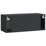Wall-Mounted TV Cabinet Black 78.5 x 31 x 30 cm Engineered Wood 899396