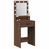 Dressing Table Brown Oak 50 x 41 x 135 cm Engineered Wood 865097