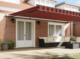 Retractable Awning Orange and brown 500 x 350 cm 3331481