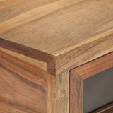 Console Table 90x35x76 cm Solid Acacia Wood 323505