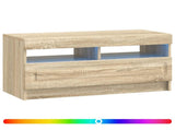 LED TV Cabinet Sonoma Oak Engineered Wood 897877